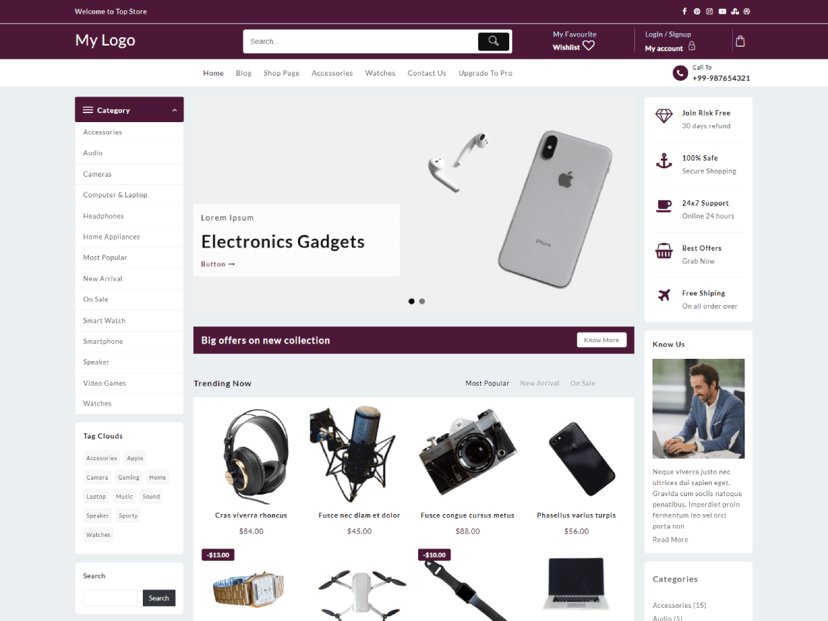 Just Store WordPress 主题