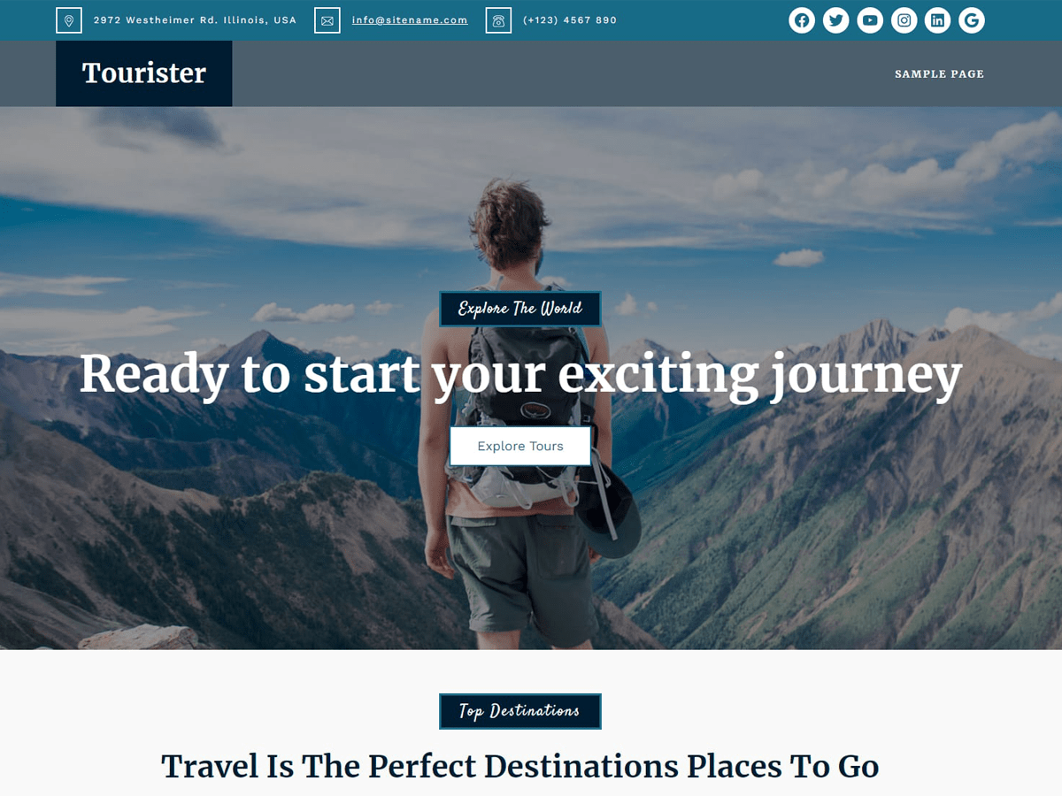 Tourister WordPress 主题