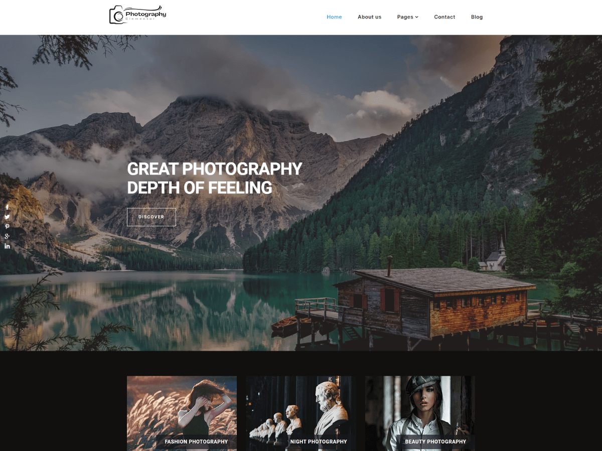 Photography Elementor WordPress 主题