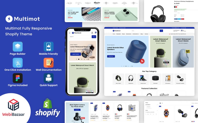 Multimot - 多功能电子商店 Shopify 2.0 主题 #350002