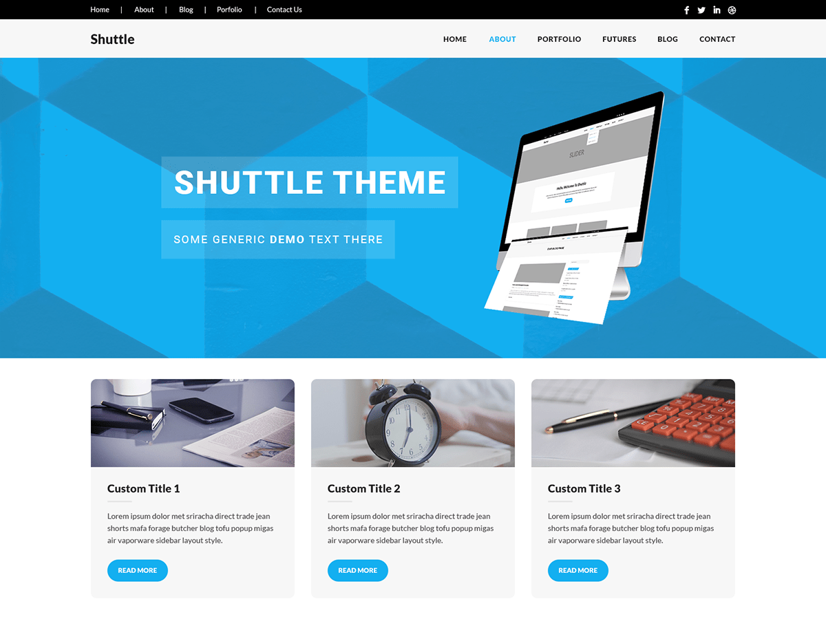 Shuttle Blogging WordPress 主题