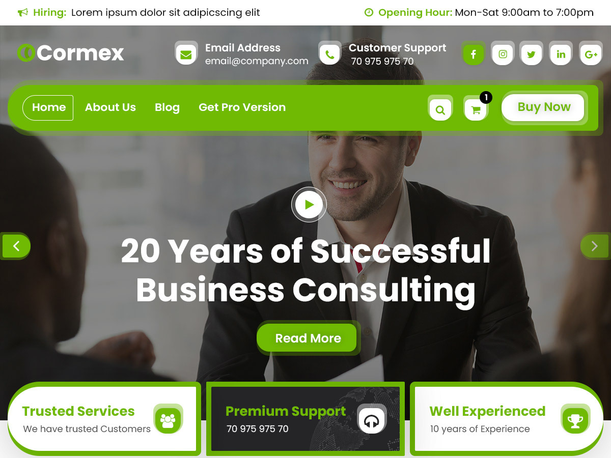 Cormex WordPress 主题