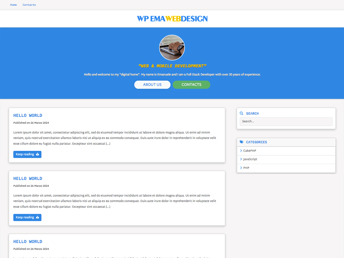 WP-Emawebdesign WordPress 主题