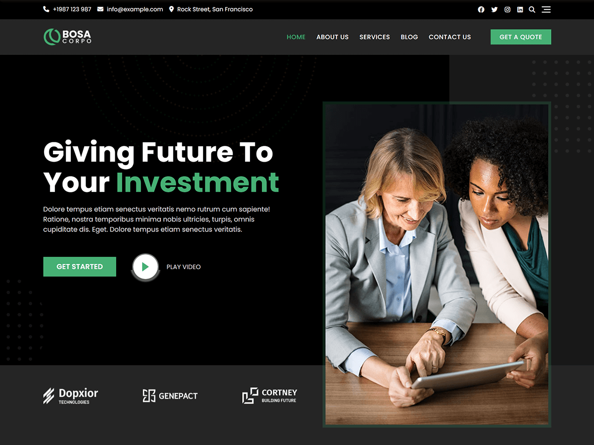 Bosa Corpo WordPress 主题