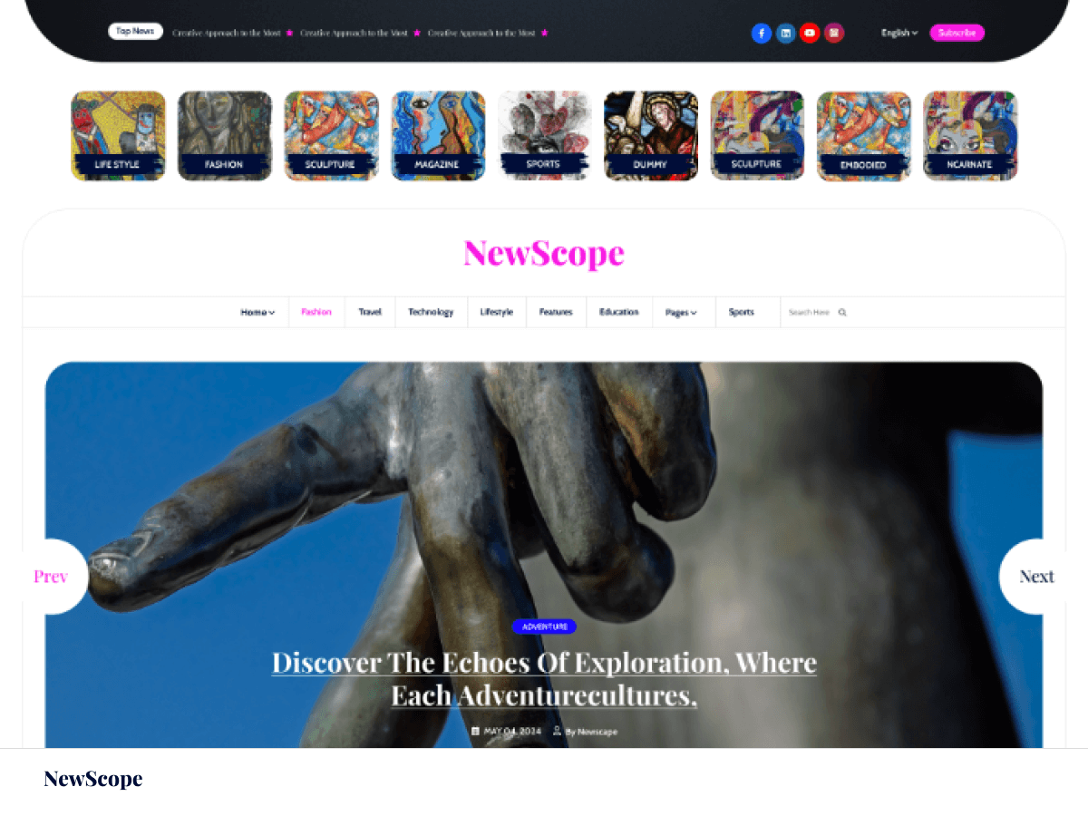 Newscope WordPress 主题
