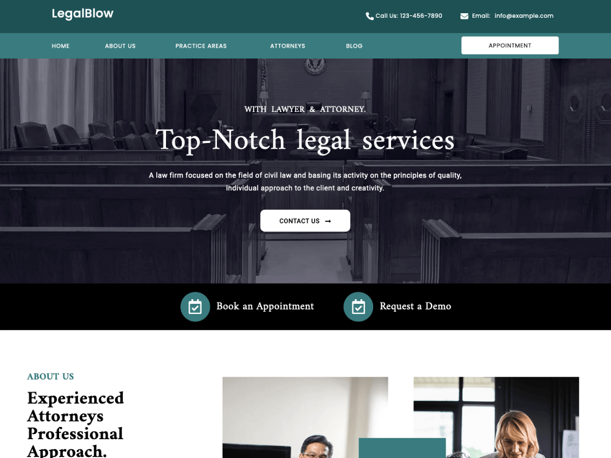 LegalBlow WordPress 主题