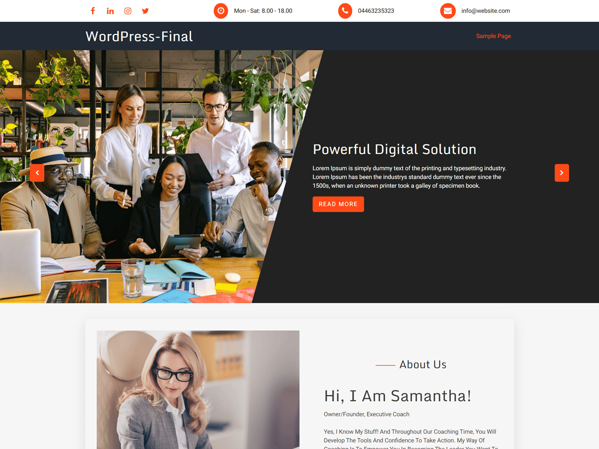 Goldy Tech WordPress 主题