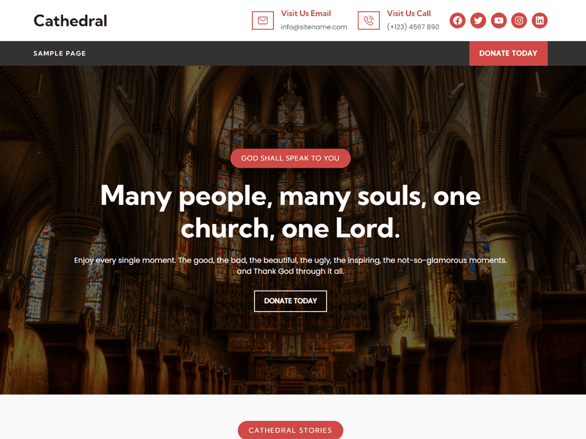 Cathedral WordPress 主题