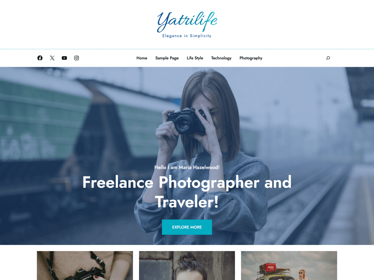 Yatrilife WordPress 主题