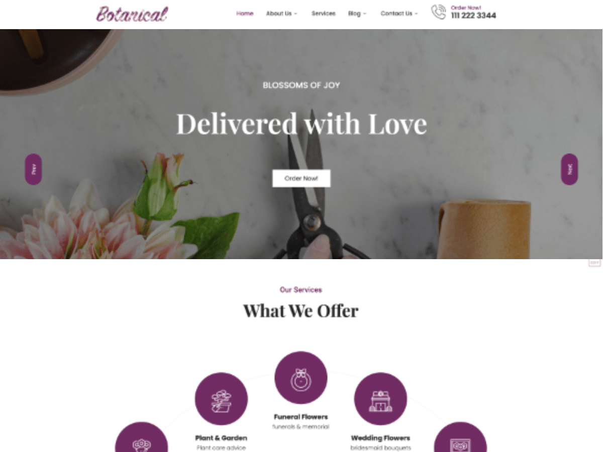 Botaniical WordPress 主题
