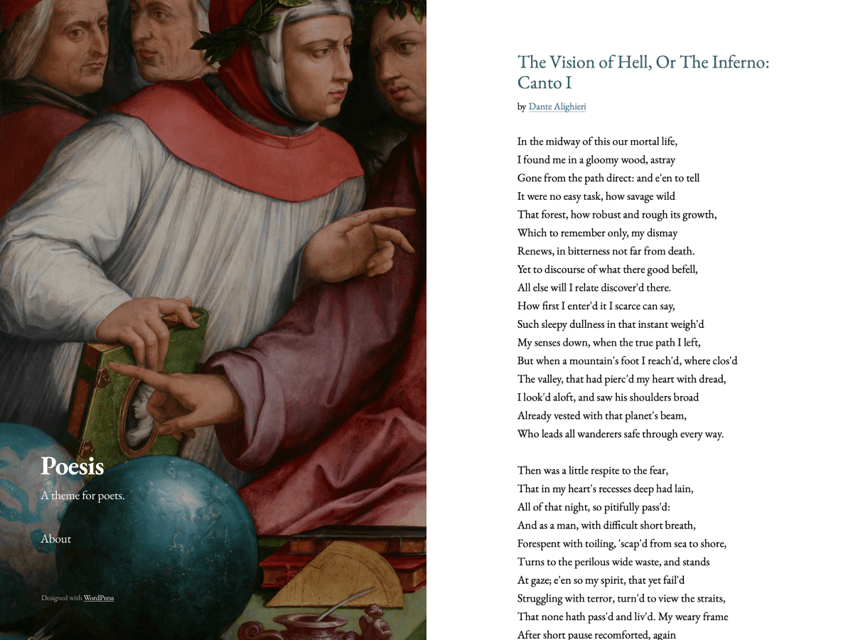 Poesis WordPress 主题