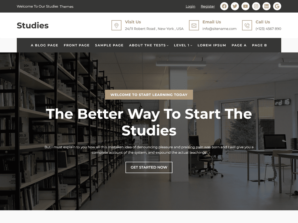 Studies WordPress 主题