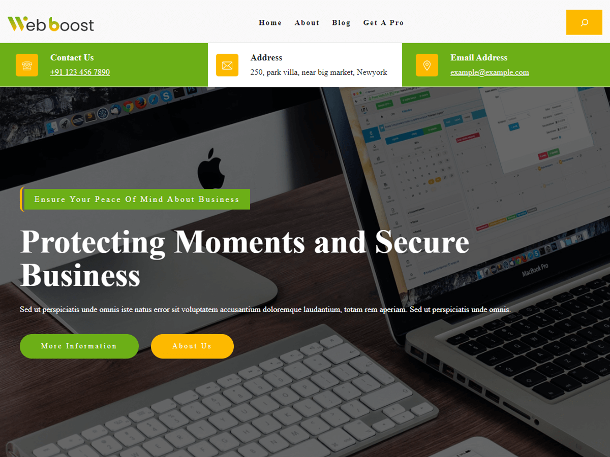 WebBoost WordPress 主题