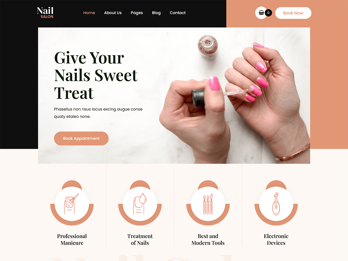 Nail Salon Lite WordPress 主题