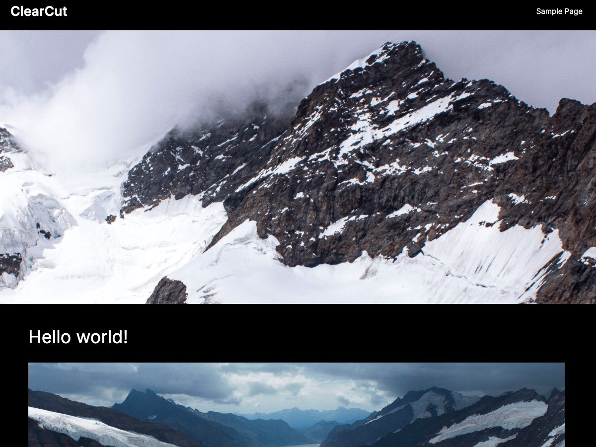 ClearCut WordPress 主题