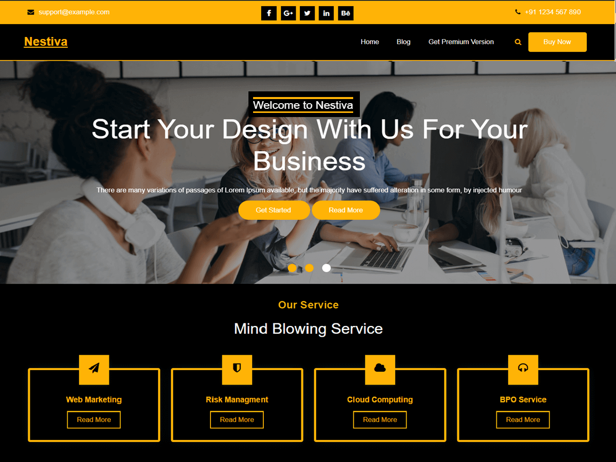 Nestiva WordPress 主题