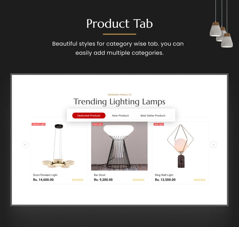 Luzones Lighting 现代 Shopify 2.0 超级商店