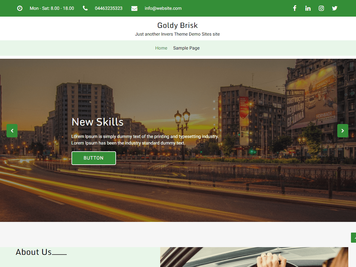 Goldy Brisk WordPress 主题