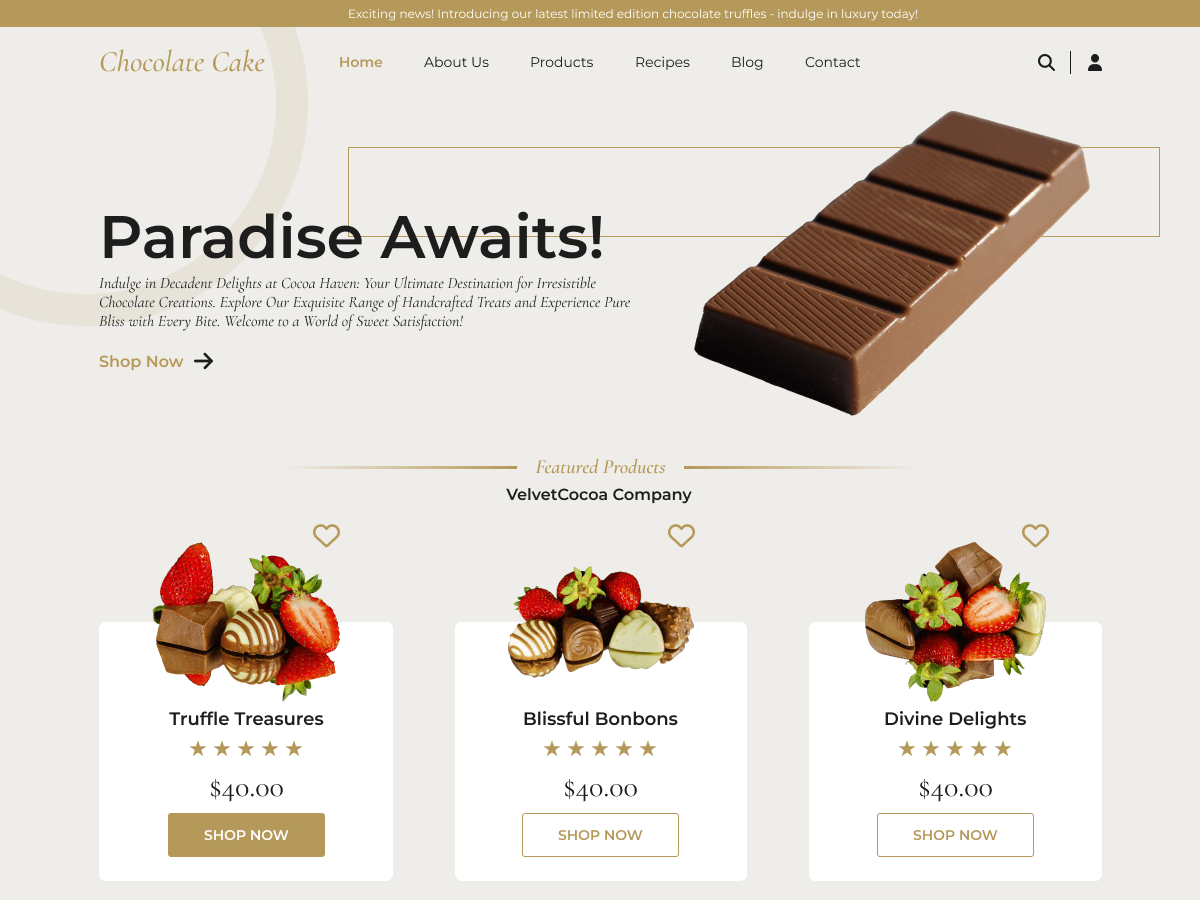 Chocolate Cake WordPress 主题