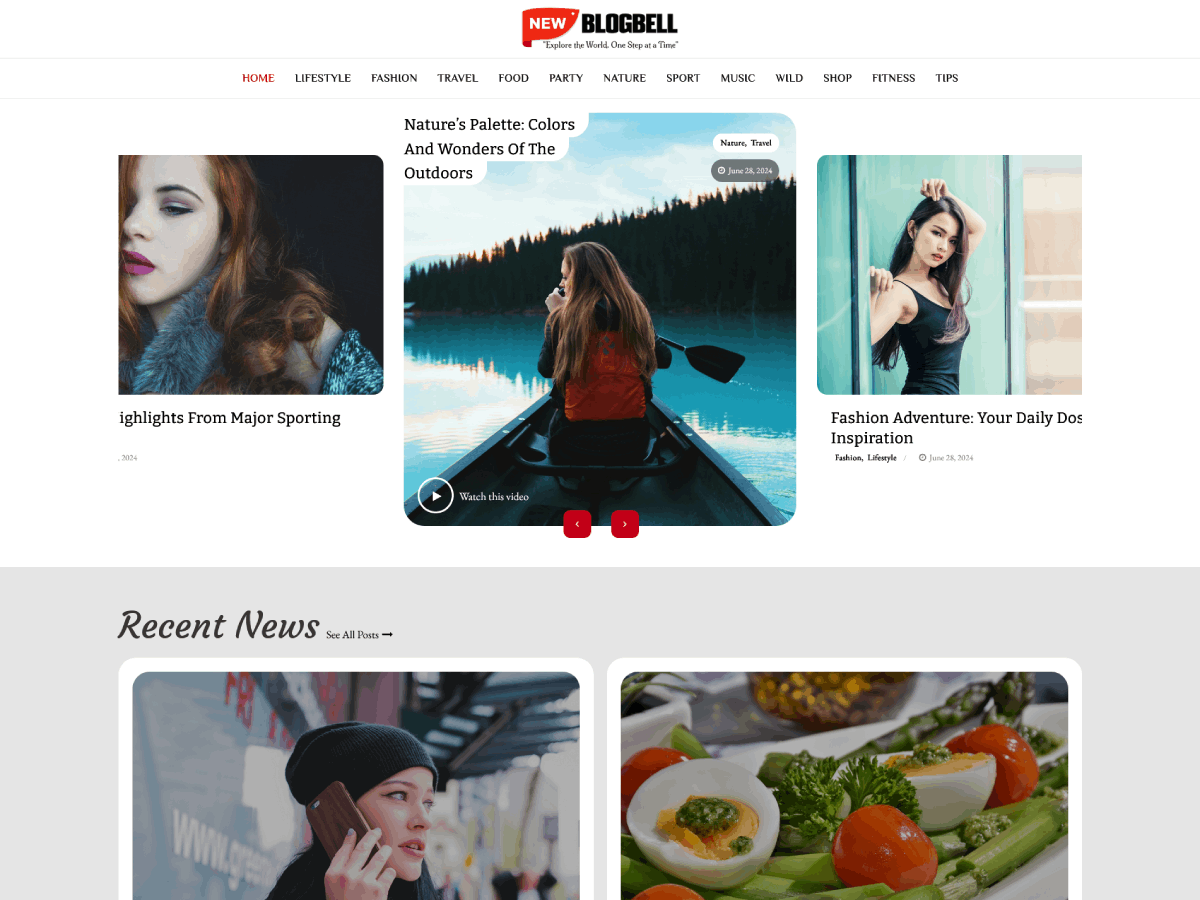 New BlogBell WordPress 主题