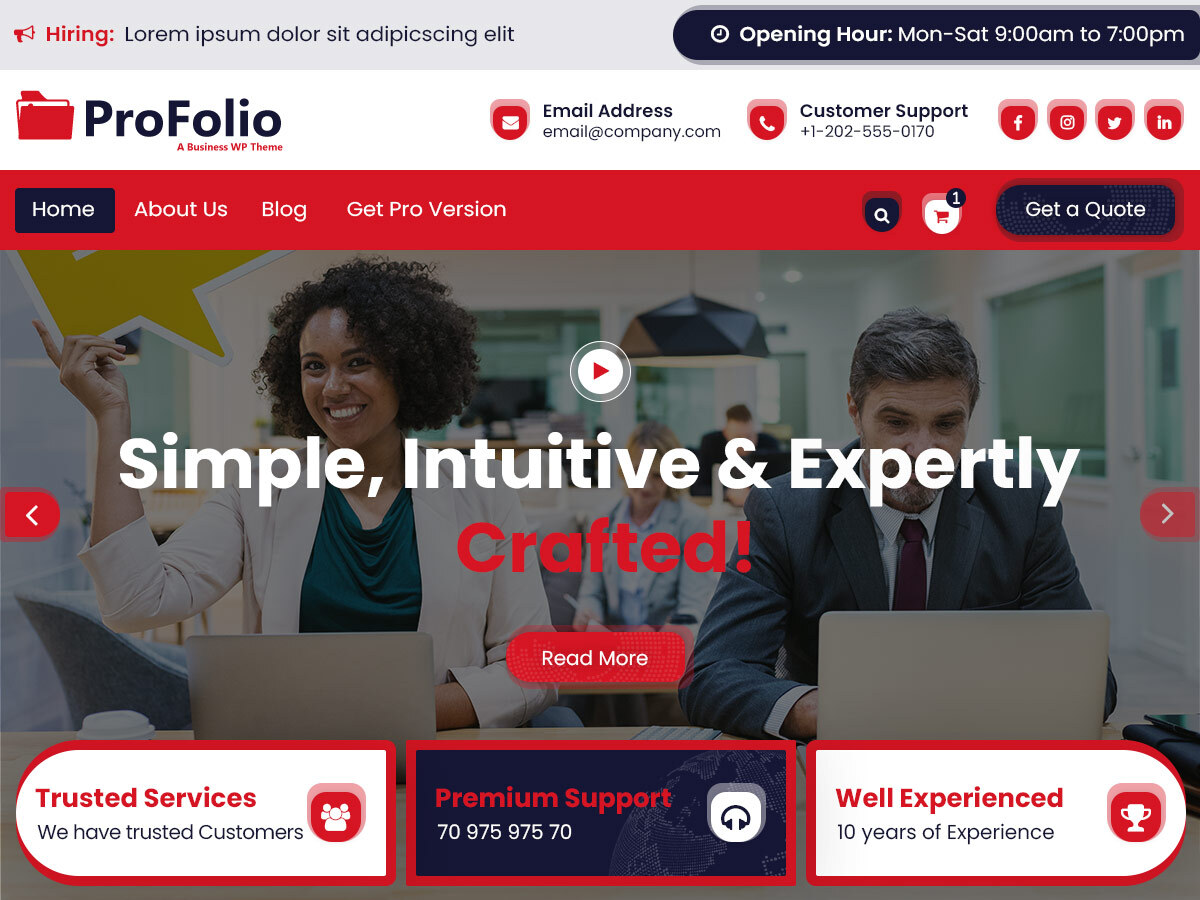 Profolio WordPress 主题
