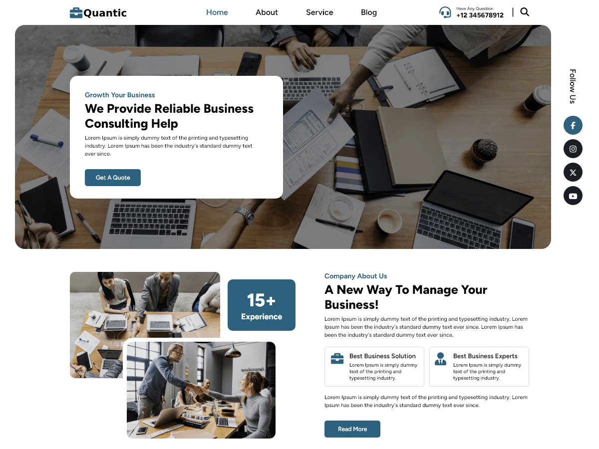 Quantic WordPress 主题