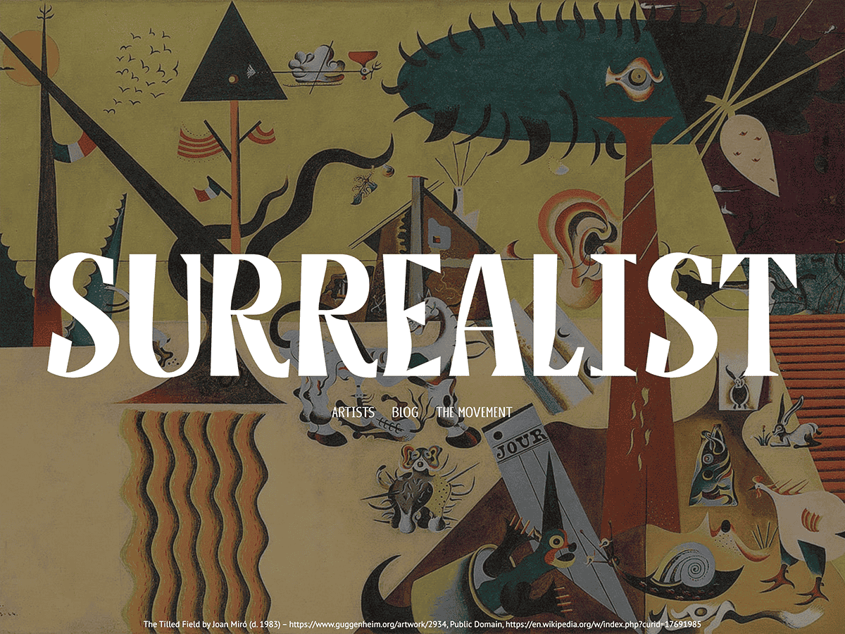 Surrealist WordPress 主题