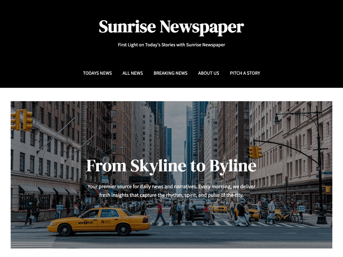 Minimalistix Newspaper WordPress 主题