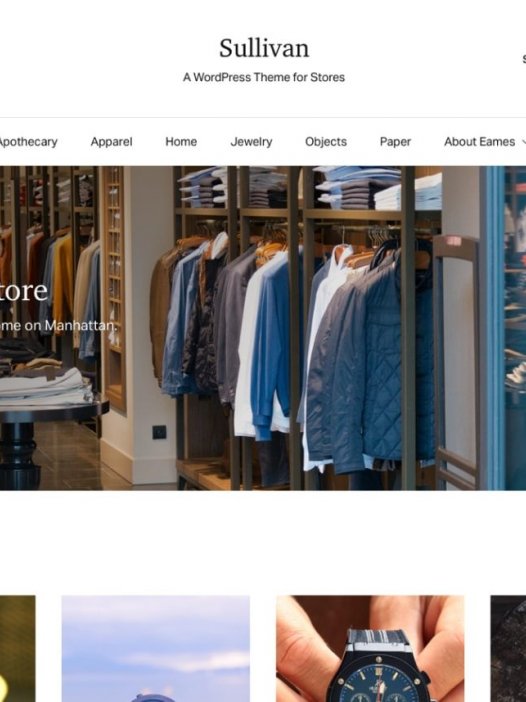 Sullivan 一个基于WooCommerce商店的WordPress主题