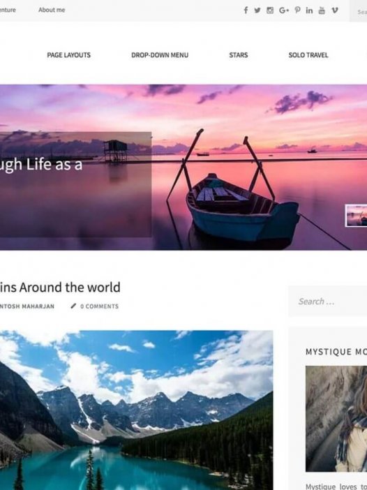 The Minimal 极简主义的 WordPress 免费主题