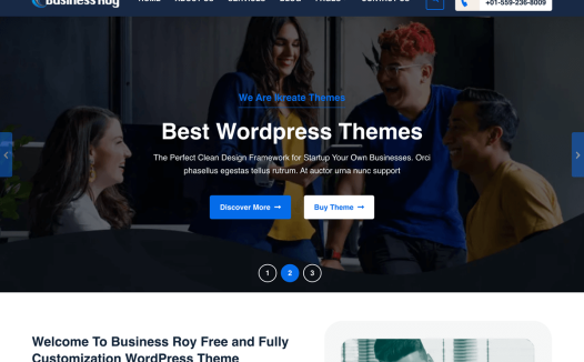 Business Roy WordPress 主题