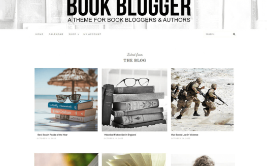 Book Blogger WordPress 主题