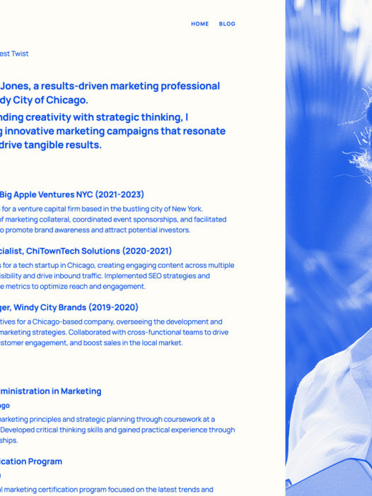 LeanCV WordPress 主题