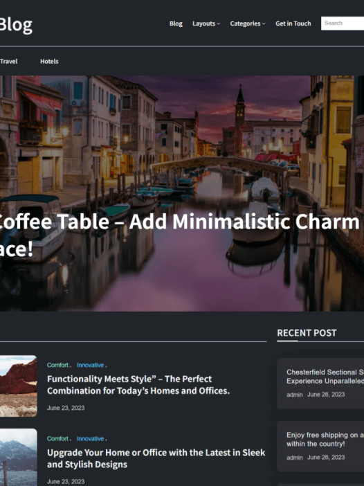 Travel FSE Blog WordPress 主题