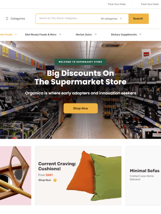 Supermarket Store WordPress 主题