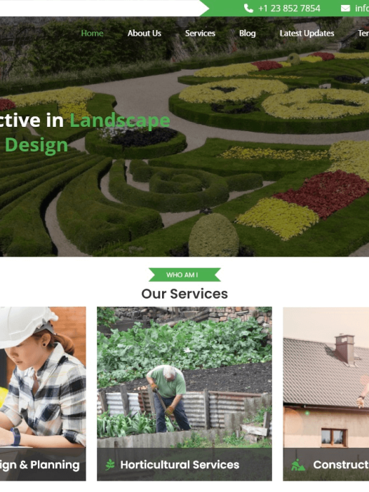 Landscape Architecture WordPress 主题