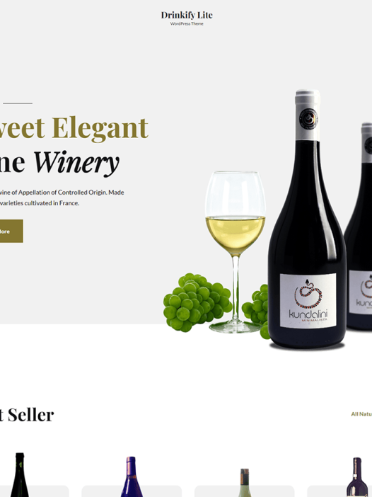 Drinkify Lite WordPress 主题