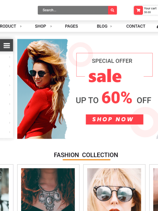 Feminine Clothing Fashion WordPress 主题