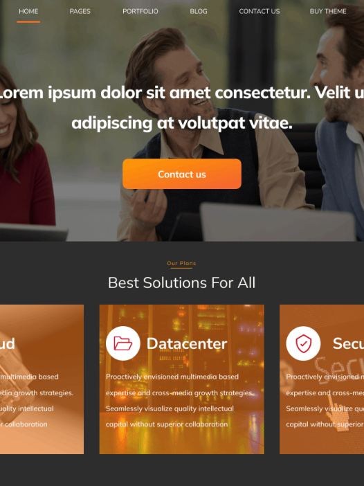 Aster IT Solutions WordPress 主题