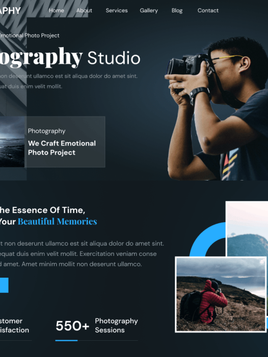 Photography Album WordPress 主题