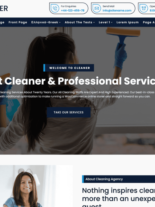 Cleaner WordPress 主题
