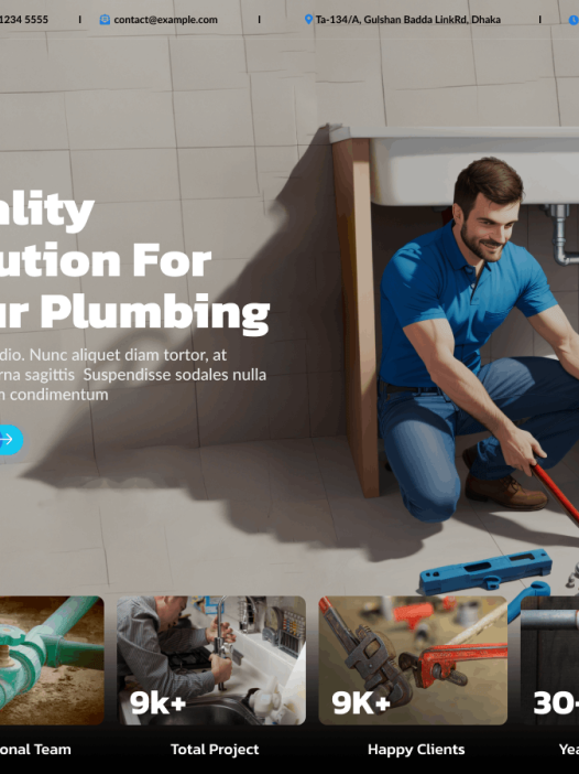 Plumbing Technician WordPress 主题