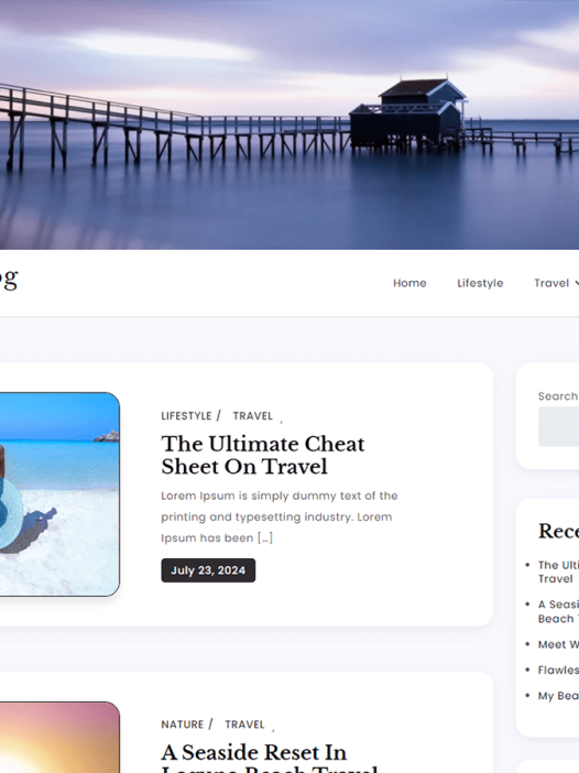 Wanderz Blog WordPress 主题