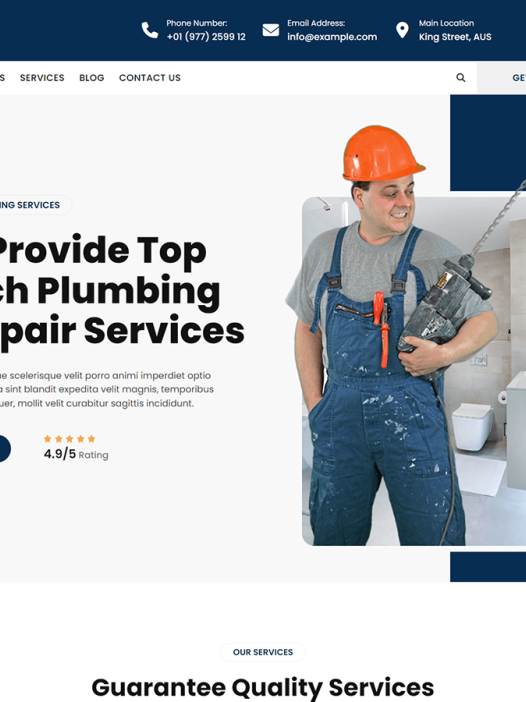 Bosa Plumber WordPress 主题