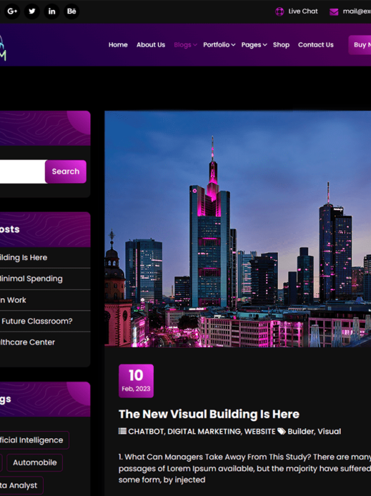 Neom City WordPress 主题