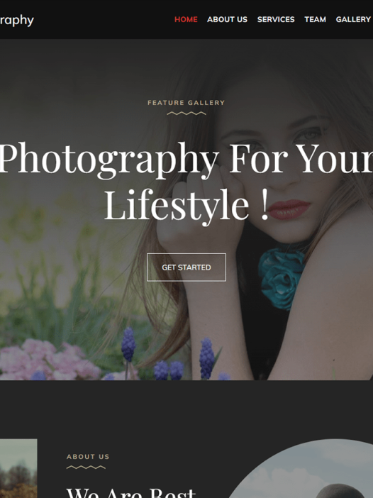 Kortez Photography WordPress 主题