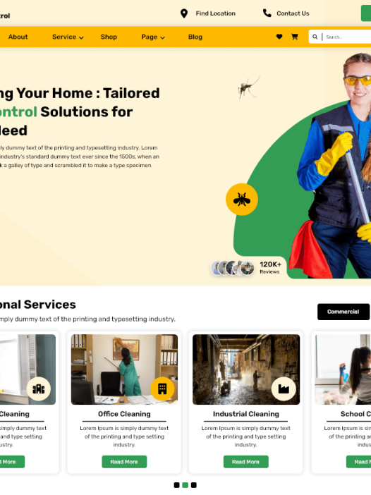Pest Control Treatment WordPress 主题