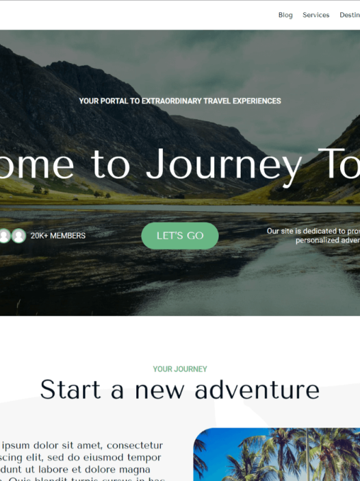 Journey Turism WordPress 主题