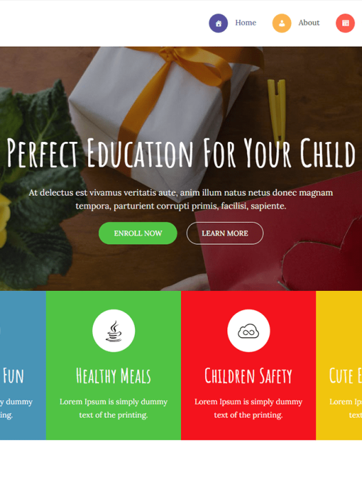 Marsh Preschool WordPress 主题