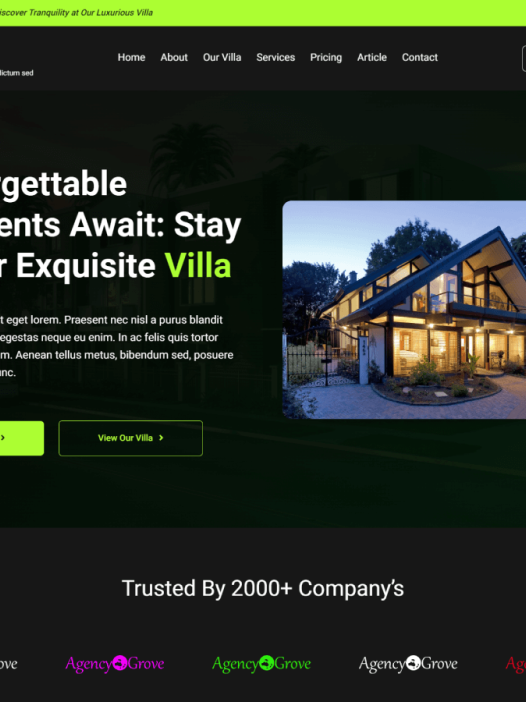 VillaVista WordPress 主题